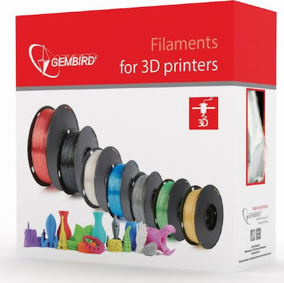 Gembird PLA 3D Printer Filament 1.75mm Transparent 1kg