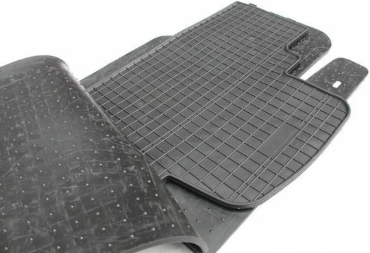 Frogum Set of Front and Rear Mats 4pcs for Kia Sorento Hyundai Santa Fe 2015 Black