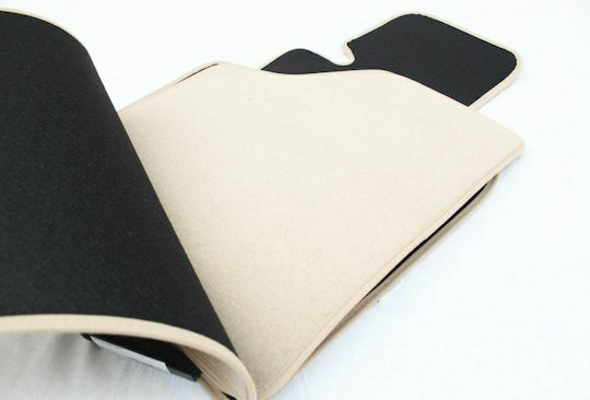 Petex Set of Front and Rear Mats 4pcs for BMW Series 7 2001-2008 Beige