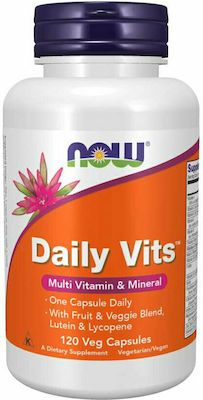 Now Foods Daily Vits Vitamina pentru Energie, Întărirea Sistemului Imunitar & Pielea Energie 120 capsule veget