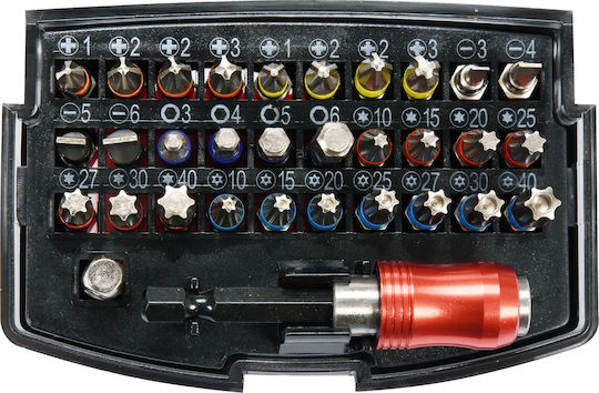 Yato Set 32 Screwdriver Bits Straight / Cross / Torx / Allen
