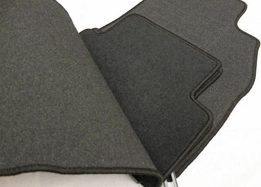 Petex Set of Front and Rear Mats 4pcs for Renault Fluence 2010+ Black