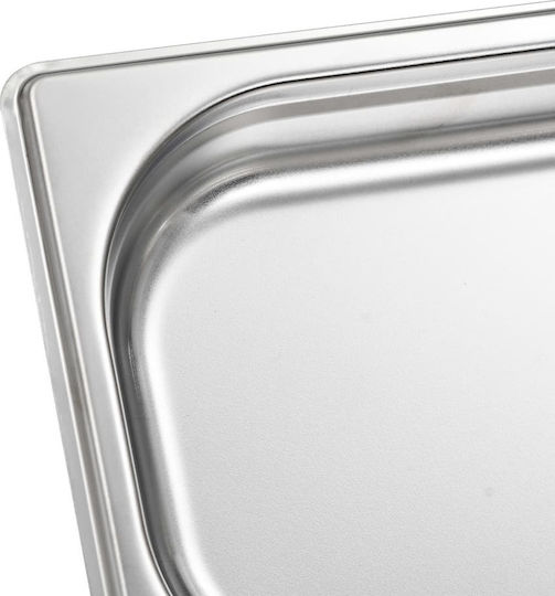 vidaXL Recipient Gastronorm Oțel inoxidabil GN1/4 cu Adâncime 40mm (12 buc)