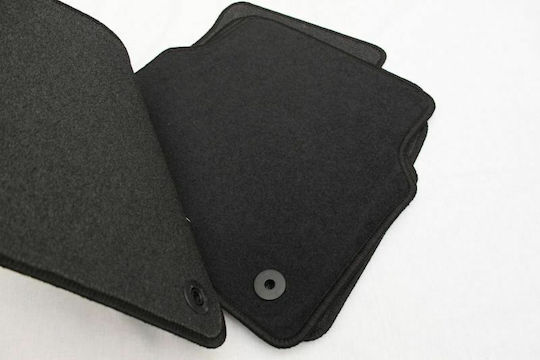 Petex Set of Front and Rear Mats 4pcs for Audi A8 2010+ Black
