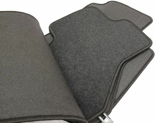 Petex Set of Front and Rear Mats 4pcs for Peugeot 108 2014 Black