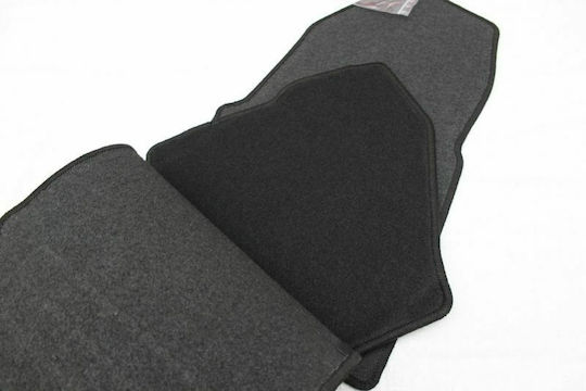 Petex Set of Front and Rear Mats 3pcs for Ford Transit 2014 Black