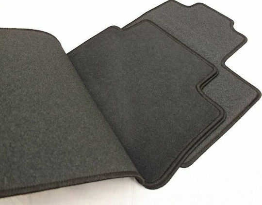 Petex Set of Front and Rear Mats 4pcs for Nissan Pixo 2009+ Black