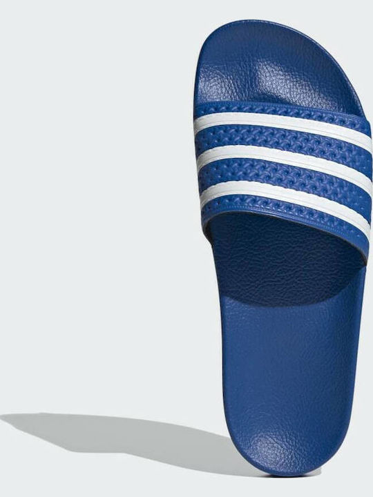 Adilette Men's Slides Glow Blue / Cloud White