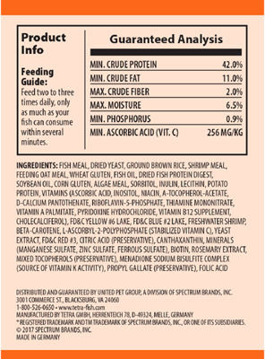 Tetra Τροφή για Χρυσόψαρα σε Νιφάδες 250ml 52γρ.