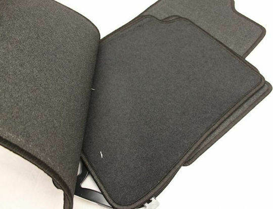 Petex Set of Front and Rear Mats 4pcs for Hyundai Elantra 2000-2006 Black