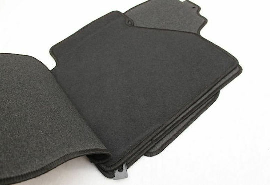 Petex Set of Front and Rear Mats 4pcs for Nissan Navara 2005-2010 Black