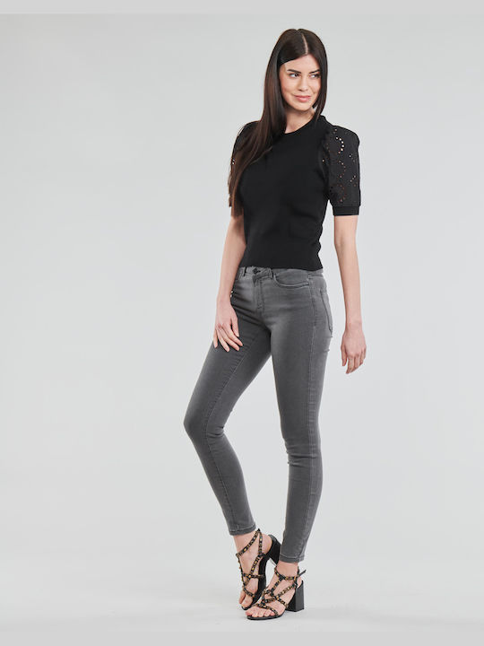 Edward Jeans Women's Jean Trousers in Skinny Fit Gray