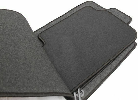 Petex Set of Front and Rear Mats 4pcs for Peugeot 407 2004-2010 Black