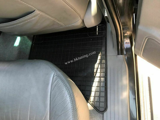 Frogum Set of Front and Rear Mats 4pcs for Toyota Hilux 2005 Black
