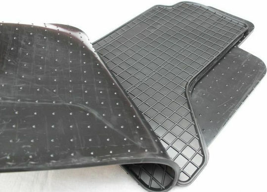 Frogum Set of Front and Rear Mats 4pcs for Mitsubishi L200 2007 Black