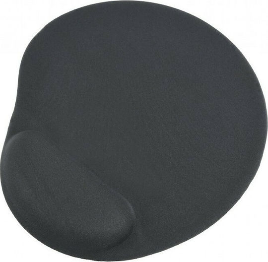 Gembird Gel Mouse Pad (260mm) με Στήριξη Καρπού Μαύρο MP-GEL-BK