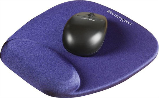 Kensington Mouse Pad with Wrist Support Blue 250mm Foam