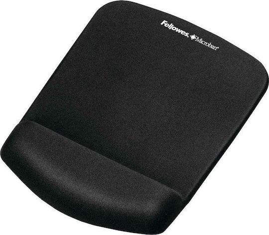 Fellowes Plushtouch Wrist Mouse Pad (184.2mm) με Στήριξη Καρπού Μαύρο 9252003