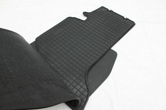Frogum Set of Front and Rear Mats 4pcs for Toyota Land Cruiser 1998-2007 Black