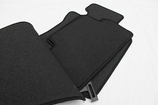 Petex Set Covorașe Față și Spate 4buc din Covor pentru BMW Serie 6 2004-2011 Negre