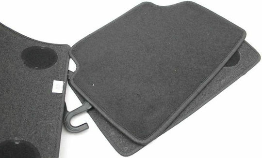 Petex Set of Front and Rear Mats 4pcs for BMW Series 7 2015 Black