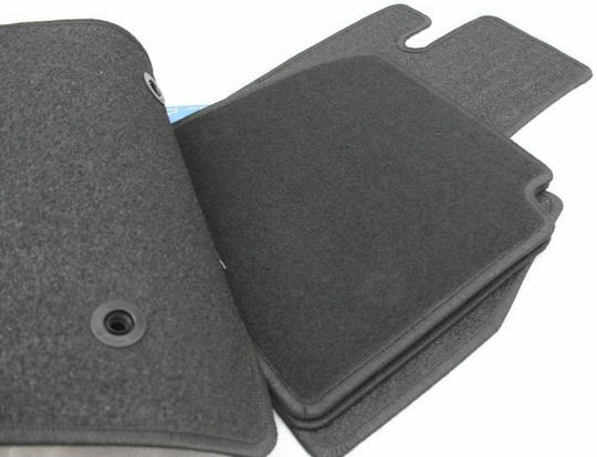 Petex Set of Front and Rear Mats 4pcs for Fiat 500L 2017+ Black