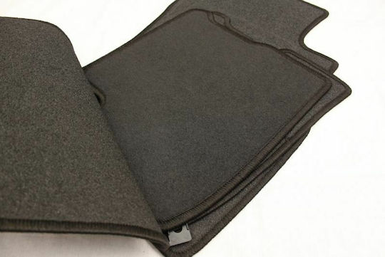 Petex Set of Front and Rear Mats 4pcs for Fiat Grande Punto 2005+ Black