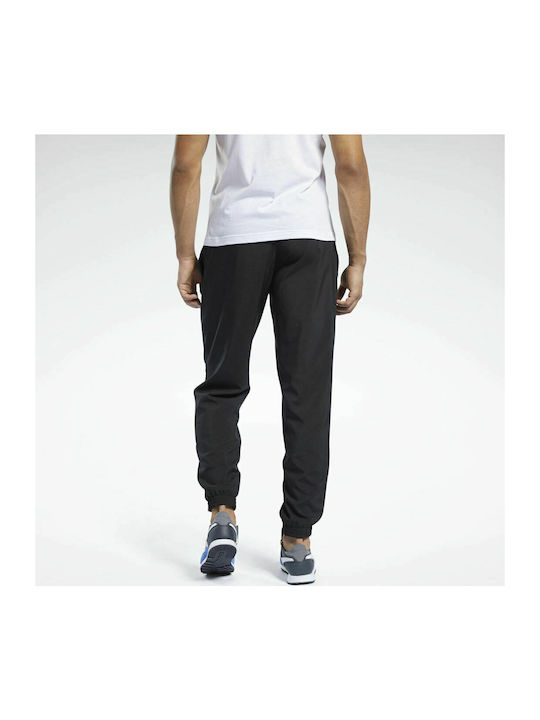 Reebok Men's Sweatpants with Rubber Navy Blue