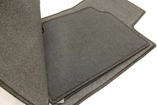 Petex Satz Vorder- und Hintermatten 4Stück aus Teppichboden für Opel Corsa 1993-2000 Schwarz