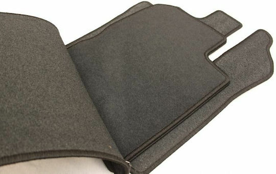 Petex Set of Front and Rear Mats 4pcs for Dacia Lodgy 2012+ Black