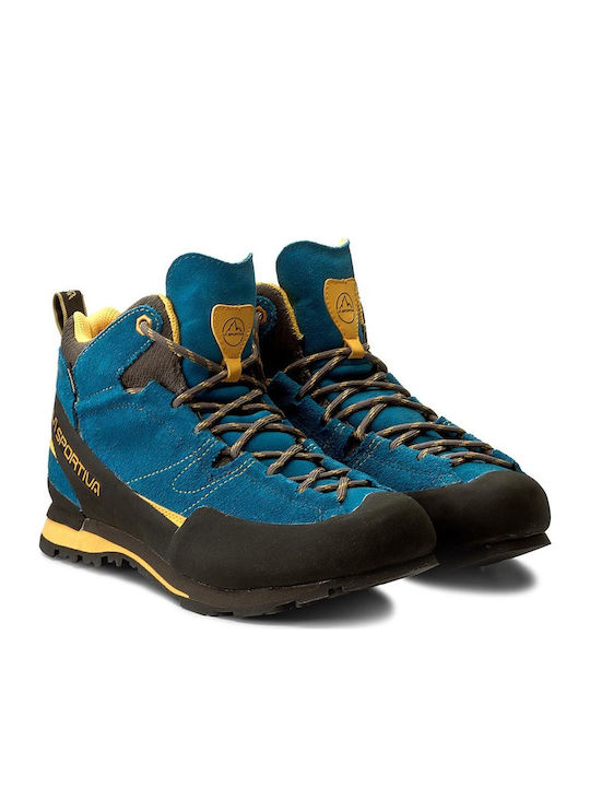 La Sportiva Boulder X Mid GTX Men's Hiking Boots Waterproof with Gore-Tex Membrane Blue