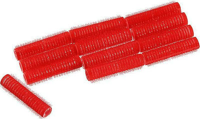 Hair Tools 680 STA006800 Watch Wire Mesh Roller 13mm In Red Colour 12pcs