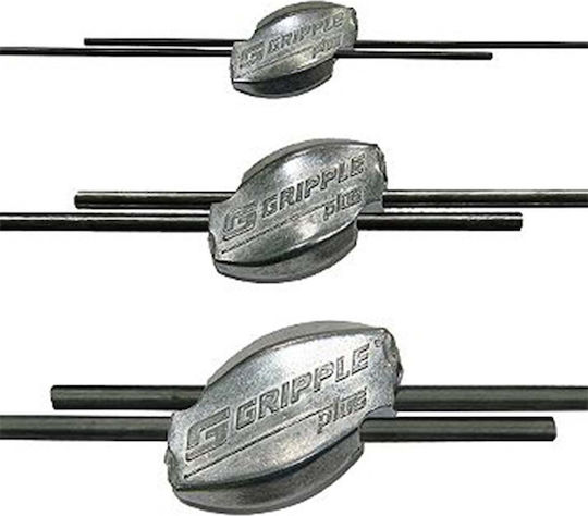 Gripple Strânsoare de sârmă pentru Împrejmuire Grădină 3.25mm–4.2mm din Metal 1buc