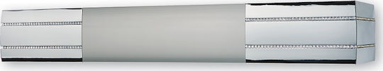 Anartisi Μετόπη Κουρτινόξυλου MA66 100εκ. Μεταλλική Inox / Χρώμιο
