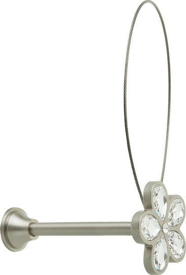 Zogometal Holdback Magnetic made of Metal Nickel Matt / Swarovski Crystal with Diza 1pcs