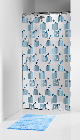 Sealskin Tropic Duschvorhang 180x200cm Blau 202571324