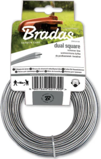 Bradas ZRK30050K Mähfaden Länge 50m und Dicke 3mm