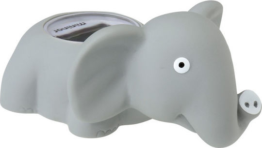 Mininor Ψηφιακό Θερμόμετρο Μπάνιου Elephant 0°C έως 50°C Γκρι