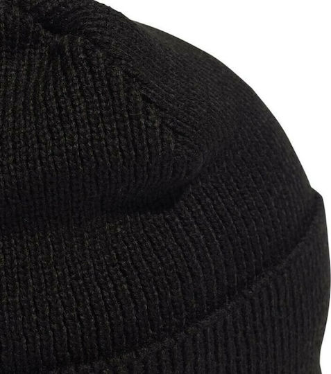 Performance Beanie Ανδρικός Σκούφος με Rib Πλέξη σε Μαύρο χρώμα