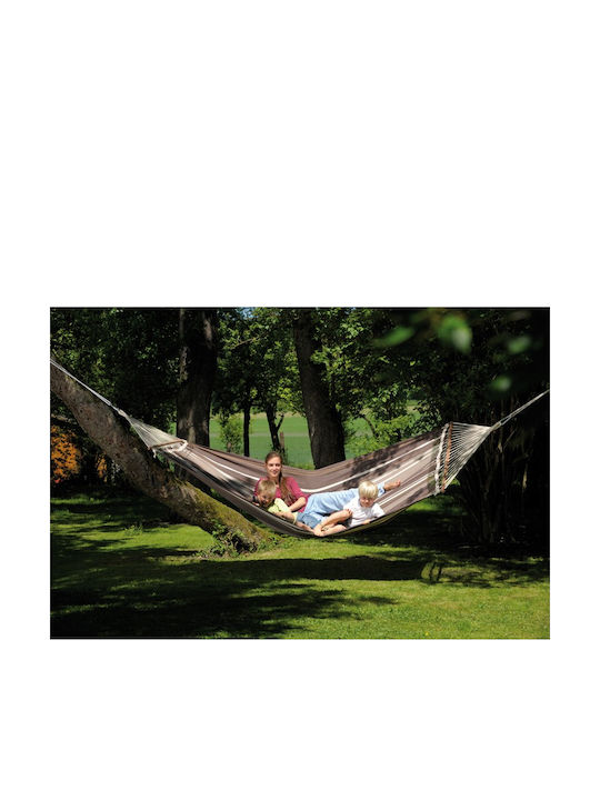 Amazonas Palacio Hängematte Doppelter Stoff Cafe 240x160cm