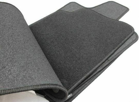 Petex Set of Front and Rear Mats 4pcs for Porsche Panamera 2009-2019 Black