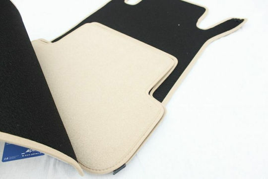 Petex Set of Front and Rear Mats 4pcs for Mercedes-Benz CLK Class 2002-2009 Beige