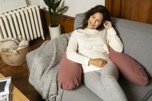 Doomoo Pregnancy & Breastfeeding Pillow Brown
