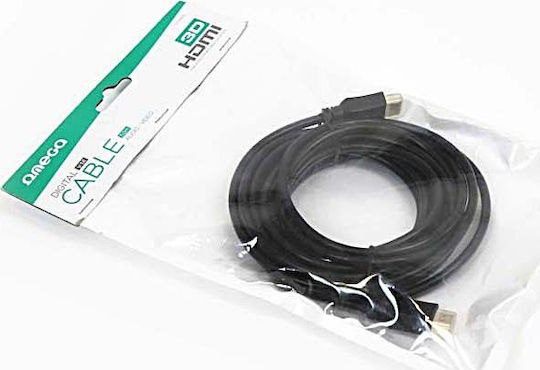 TelForceOne HDMI 1.4 High Speed 1080p 120Hz Кабел HDMI Мъжки - HDMI Мъжки 3м Черен