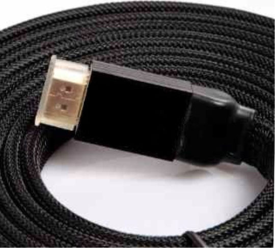 TelForceOne HDMI 1.4 High Speed 1080p 120Hz Кабел HDMI Мъжки - HDMI Мъжки 3м Черен