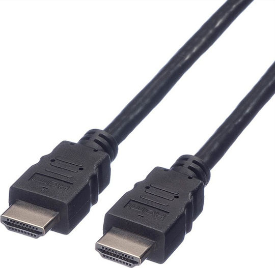 Value HDMI Кабел High Speed HDMI 1.4 High Speed 1080p 120Hz HDMI Мъжки - HDMI Мъжки 15м Черен