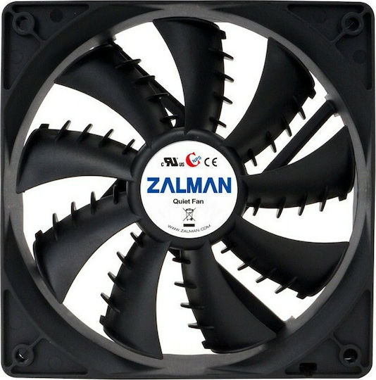 Zalman F1 Plus Case Fan 80mm (1700rpm / 20.6cfm) Χωρίς Led Φωτισμό και Σύνδεση 3-Pin