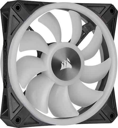 Corsair iCUE QL140 Case Fan 1250rpm 50.2cfm with RGB Lighting and 4-Pin PWM Connection