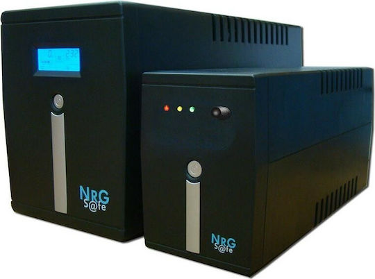 NRG Safe 2000VA UPS Line-Interactive 1200W με 4 Πρίζες