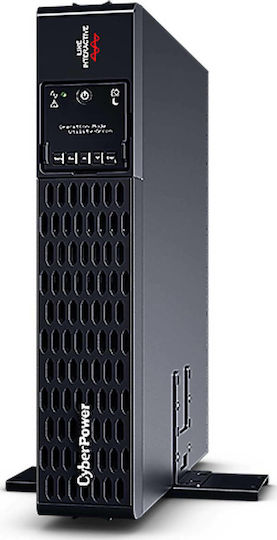 CyberPower PR1000ERT2U UPS Line-Interactive 1000VA 1000W με 10 IEC Πρίζες